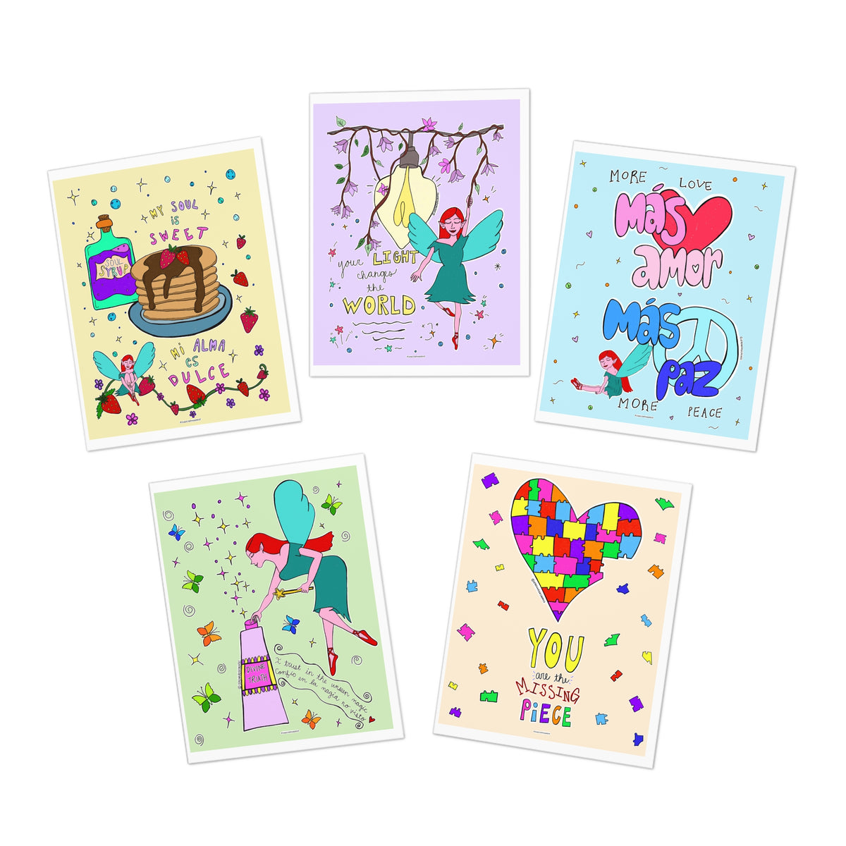 Whimsical Illustrated Cards