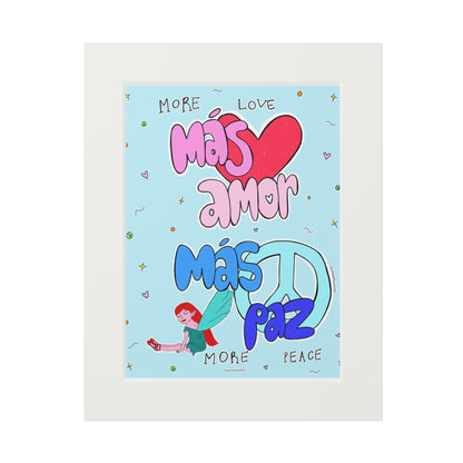 Más Amor Más Paz Print